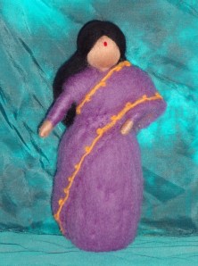 The first of 3 dolls to be auctioned off at our tea, made by GWP steering committee member Anke Pietsch